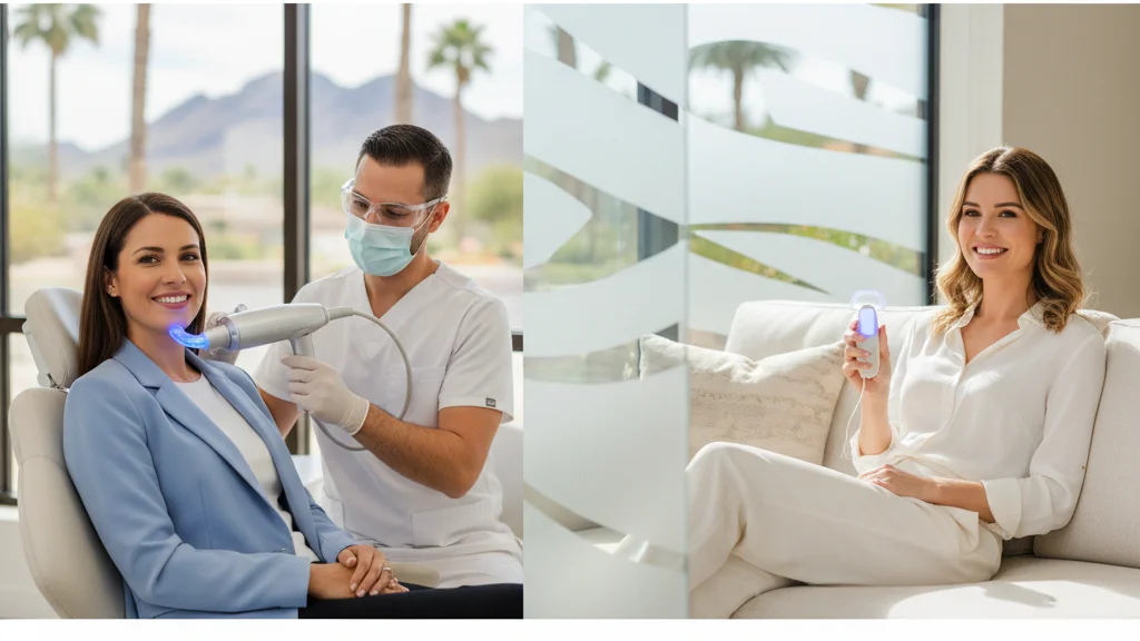 Teeth Whitening in Scottsdale: Professional vs. At-Home Options Compared &mdash; hero image