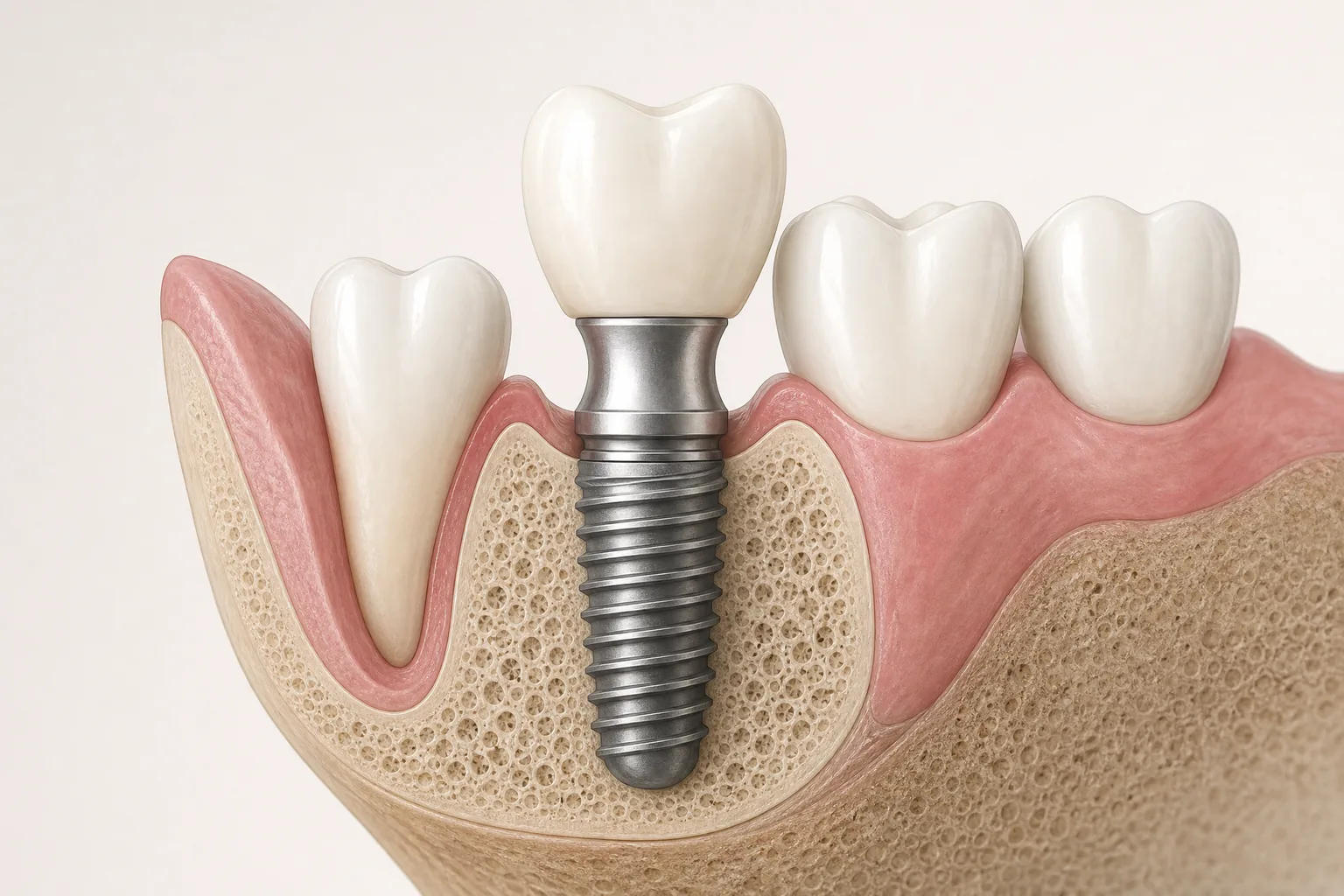 Dentist and patient reviewing healing All-on-4 dental implants during a Scottsdale follow-up visit